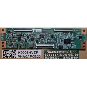 KOGAN KALED65XU9250STB T-CON BOARD BG0004200 167003945A K0006HVZF PHA0AP0B22